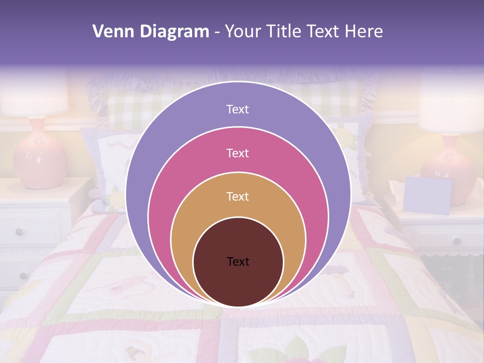 Pretty Kids Room, Toddlers Pink Bedroom Decor Style PowerPoint Template