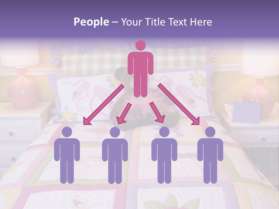 Pretty Kids Room, Toddlers Pink Bedroom Decor Style PowerPoint Template