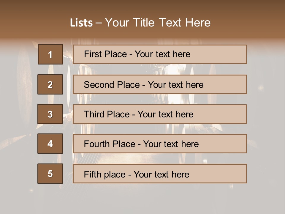 French Oak Barrels With Wine Being Stored In Pleisir De Merle Wine Cellar In Franschhoek, Western Cape, South Africa PowerPoint Template