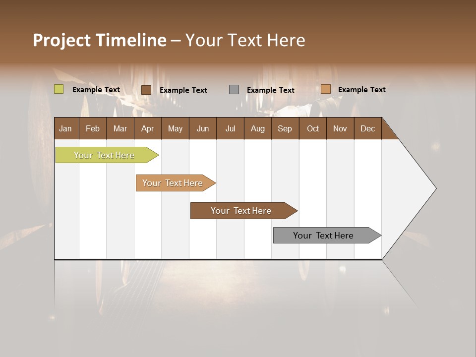 French Oak Barrels With Wine Being Stored In Pleisir De Merle Wine Cellar In Franschhoek, Western Cape, South Africa PowerPoint Template