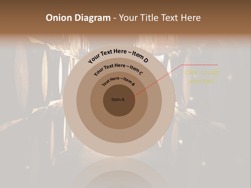 French Oak Barrels With Wine Being Stored In Pleisir De Merle Wine Cellar In Franschhoek, Western Cape, South Africa PowerPoint Template