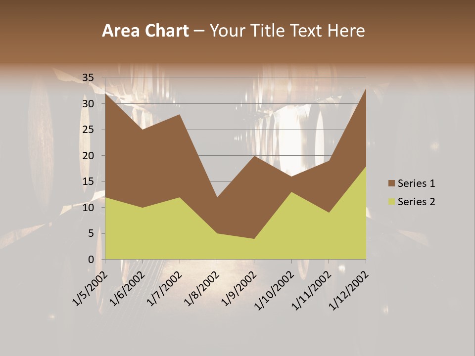 French Oak Barrels With Wine Being Stored In Pleisir De Merle Wine Cellar In Franschhoek, Western Cape, South Africa PowerPoint Template