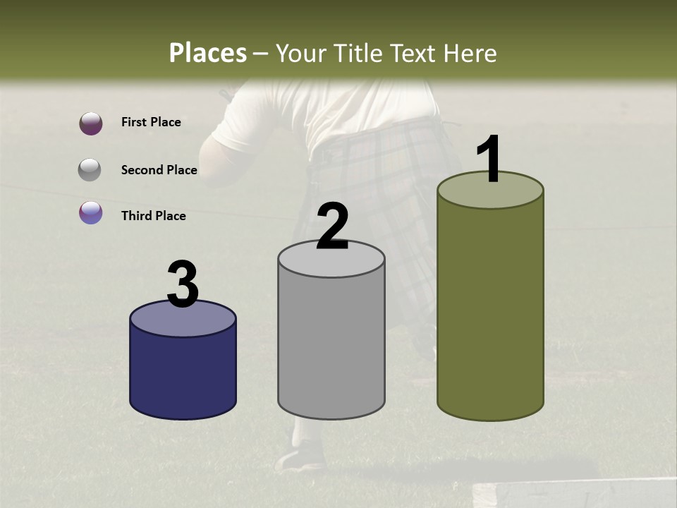 Shot-Putter - Scottish Games PowerPoint Template