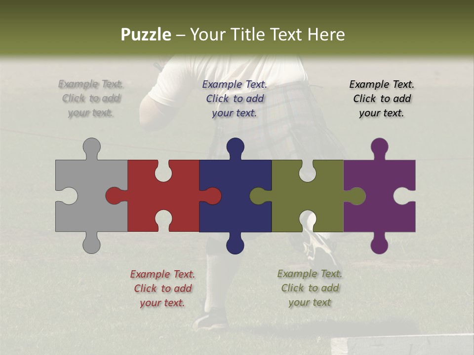 Shot-Putter - Scottish Games PowerPoint Template