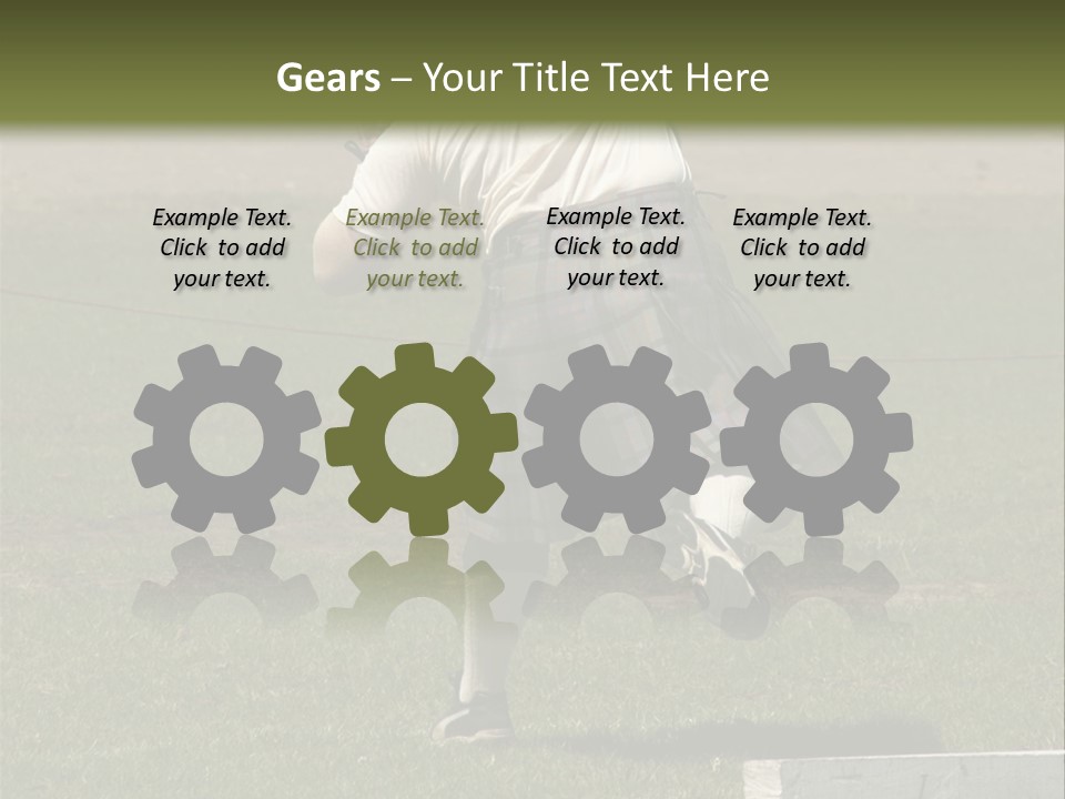 Shot-Putter - Scottish Games PowerPoint Template