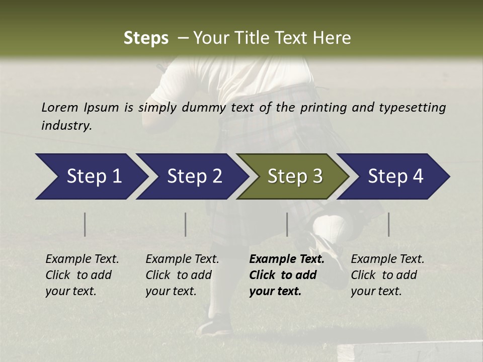 Shot-Putter - Scottish Games PowerPoint Template
