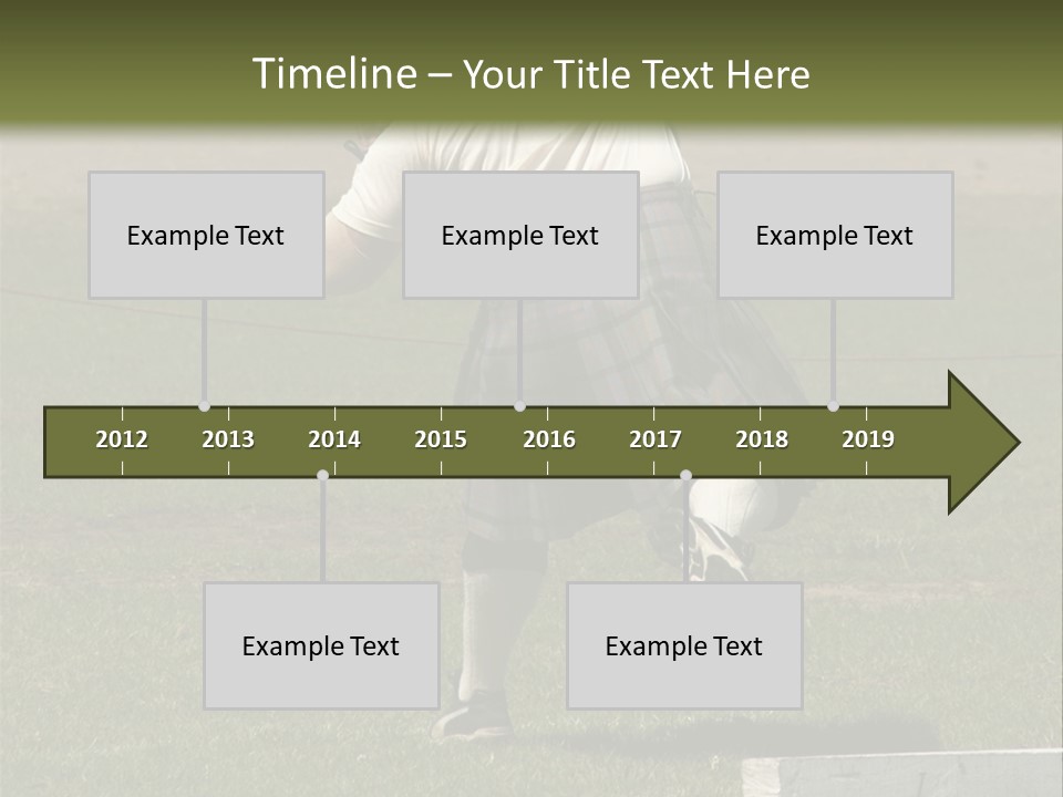 Shot-Putter - Scottish Games PowerPoint Template