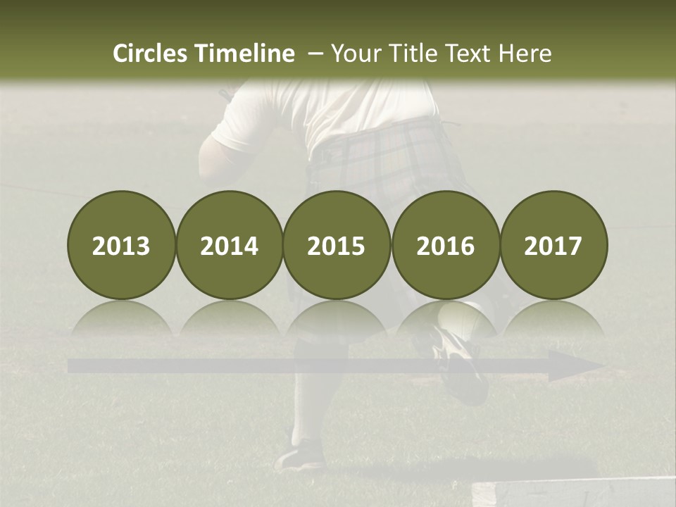 Shot-Putter - Scottish Games PowerPoint Template