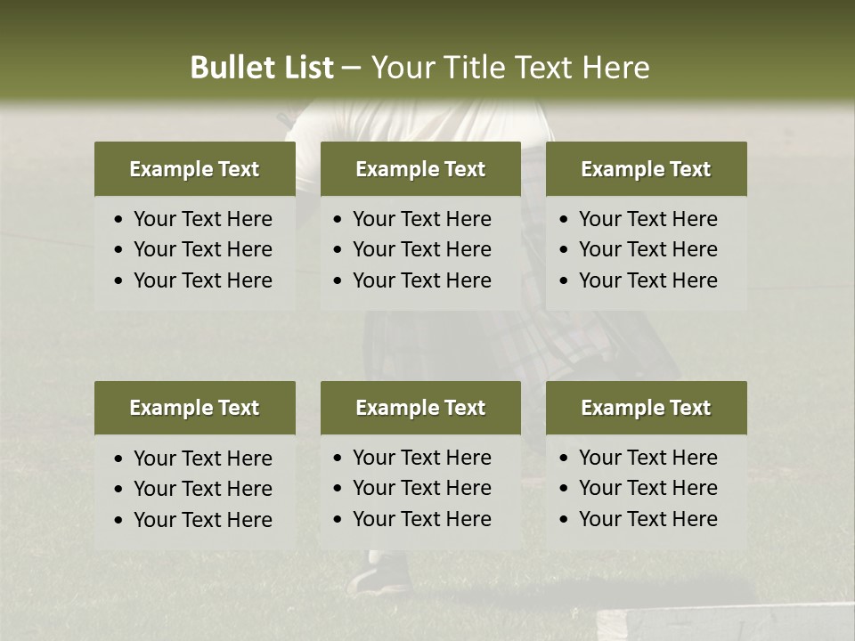 Shot-Putter - Scottish Games PowerPoint Template