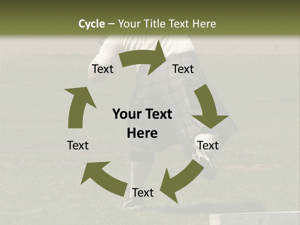 Shot-Putter - Scottish Games PowerPoint Template