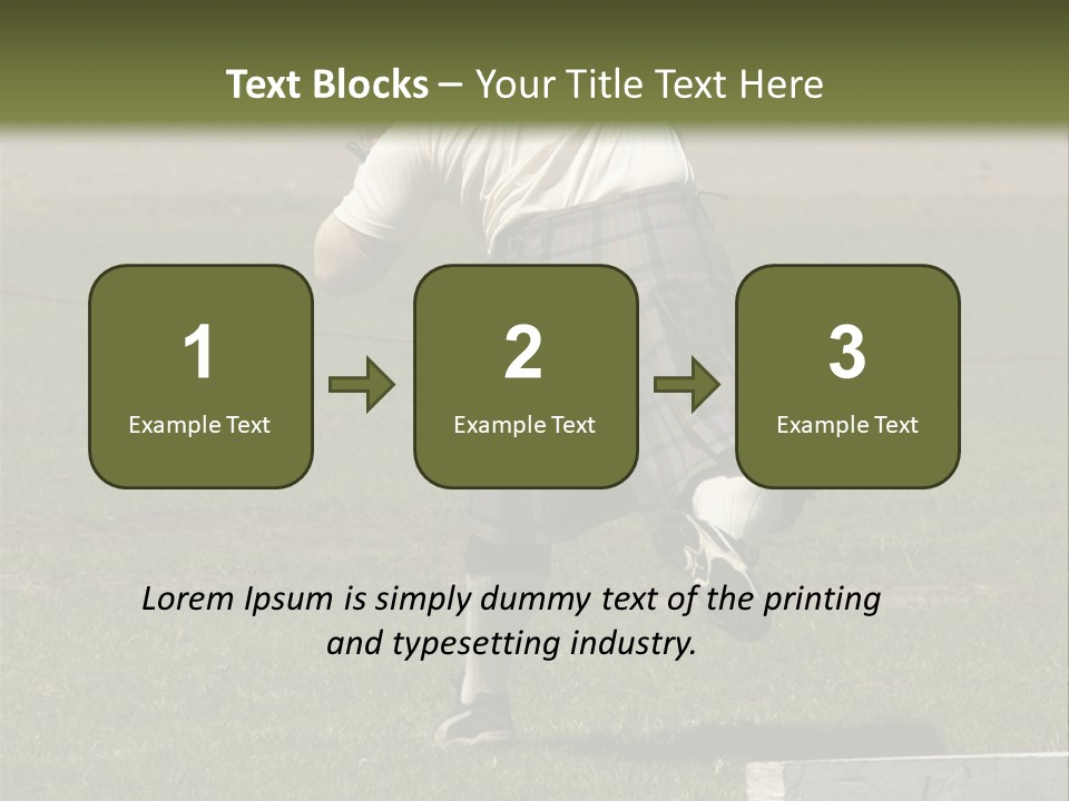 Shot-Putter - Scottish Games PowerPoint Template