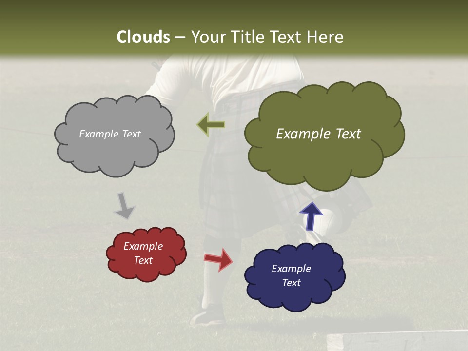 Shot-Putter - Scottish Games PowerPoint Template