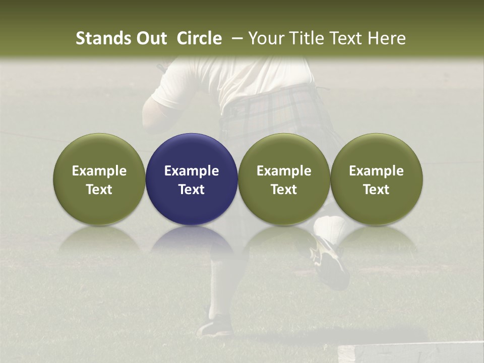Shot-Putter - Scottish Games PowerPoint Template