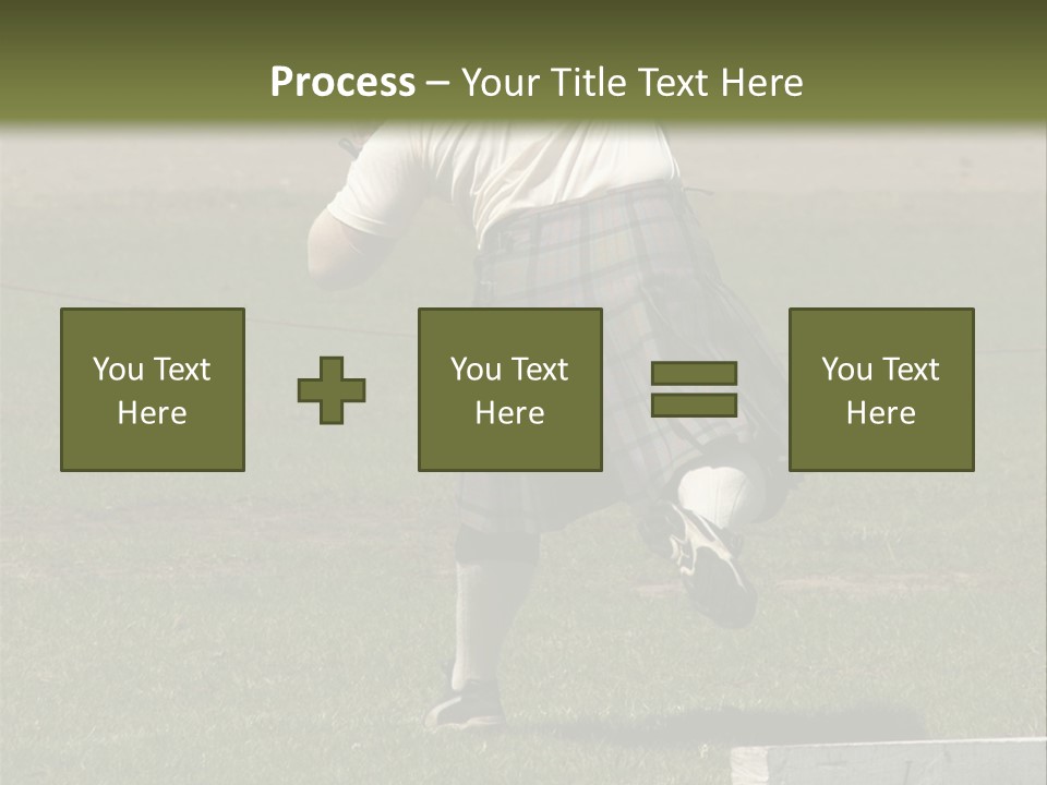 Shot-Putter - Scottish Games PowerPoint Template