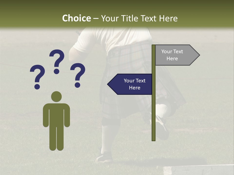 Shot-Putter - Scottish Games PowerPoint Template