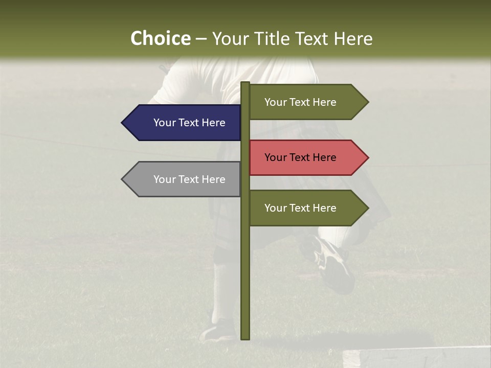 Shot-Putter - Scottish Games PowerPoint Template