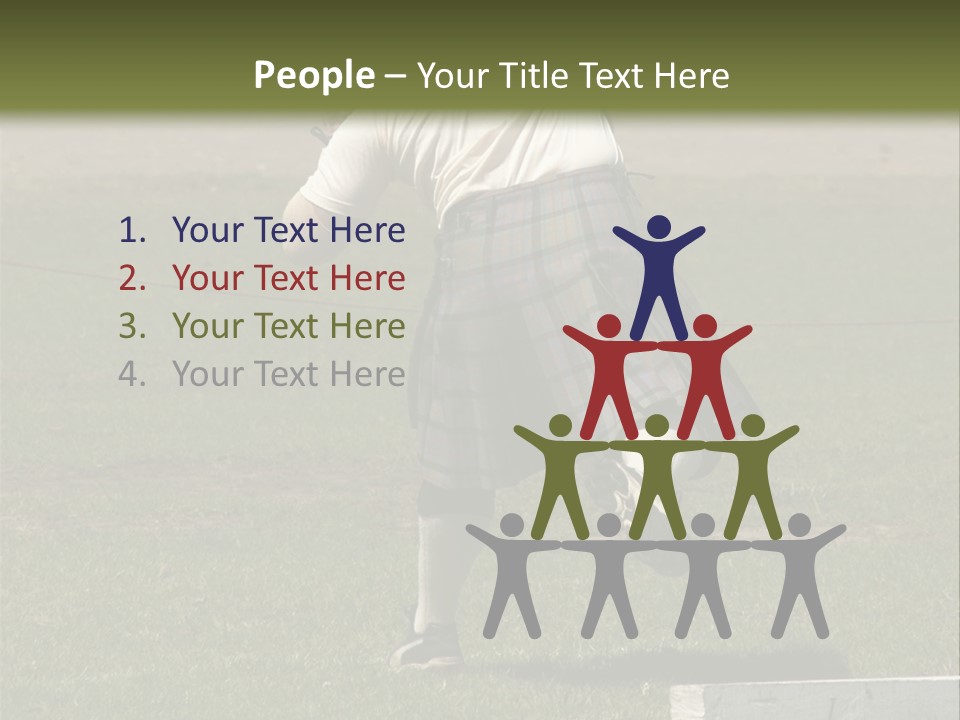 Shot-Putter - Scottish Games PowerPoint Template