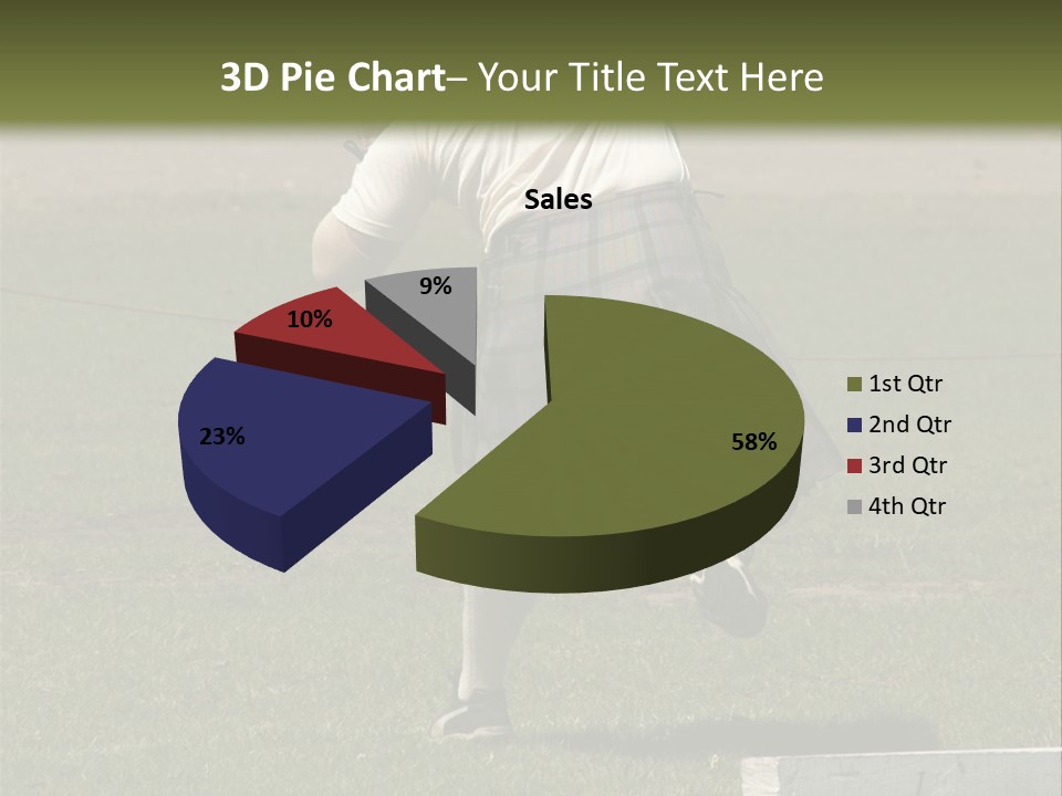 Shot-Putter - Scottish Games PowerPoint Template