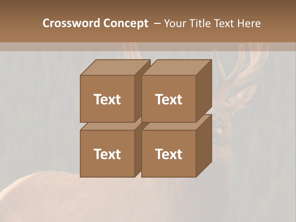 Reversible Elk PowerPoint Template