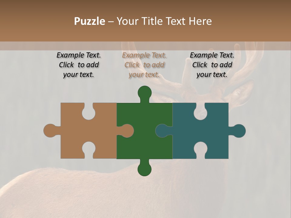 Reversible Elk PowerPoint Template