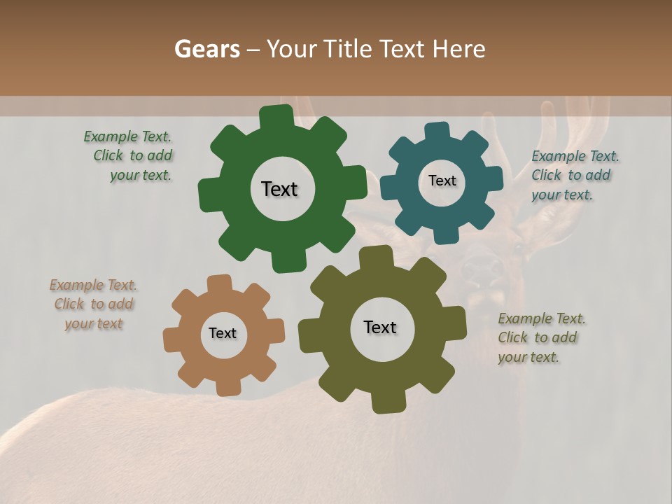 Reversible Elk PowerPoint Template