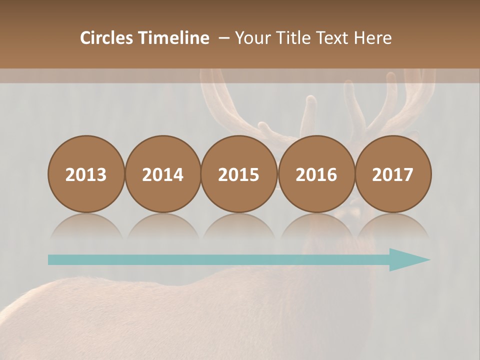 Reversible Elk PowerPoint Template