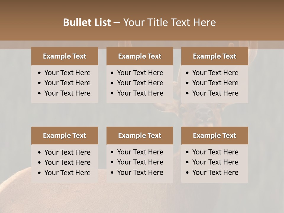 Reversible Elk PowerPoint Template