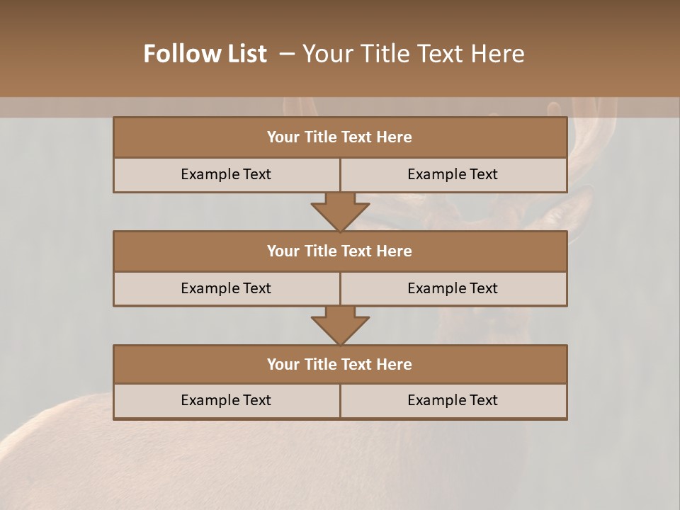 Reversible Elk PowerPoint Template