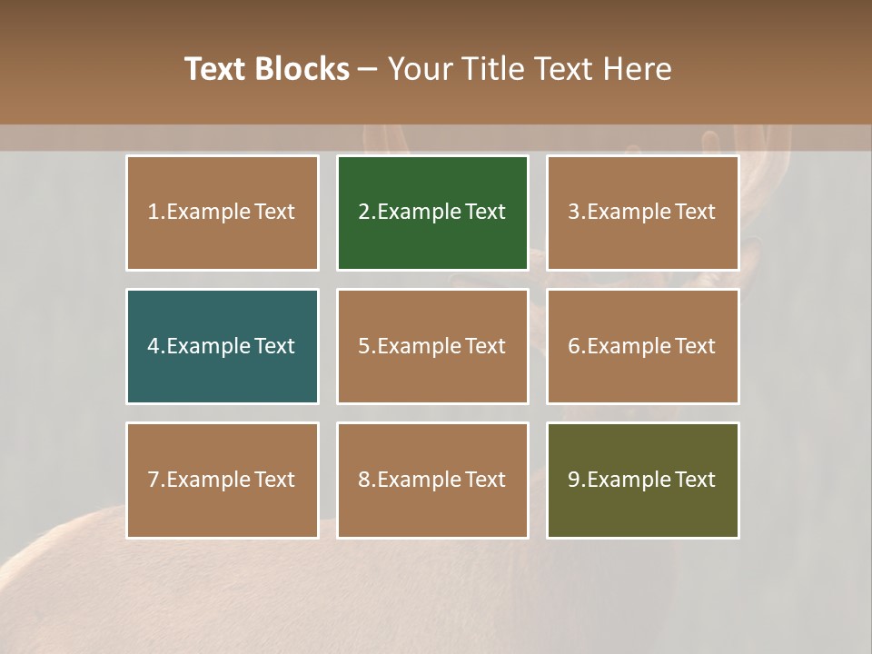 Reversible Elk PowerPoint Template