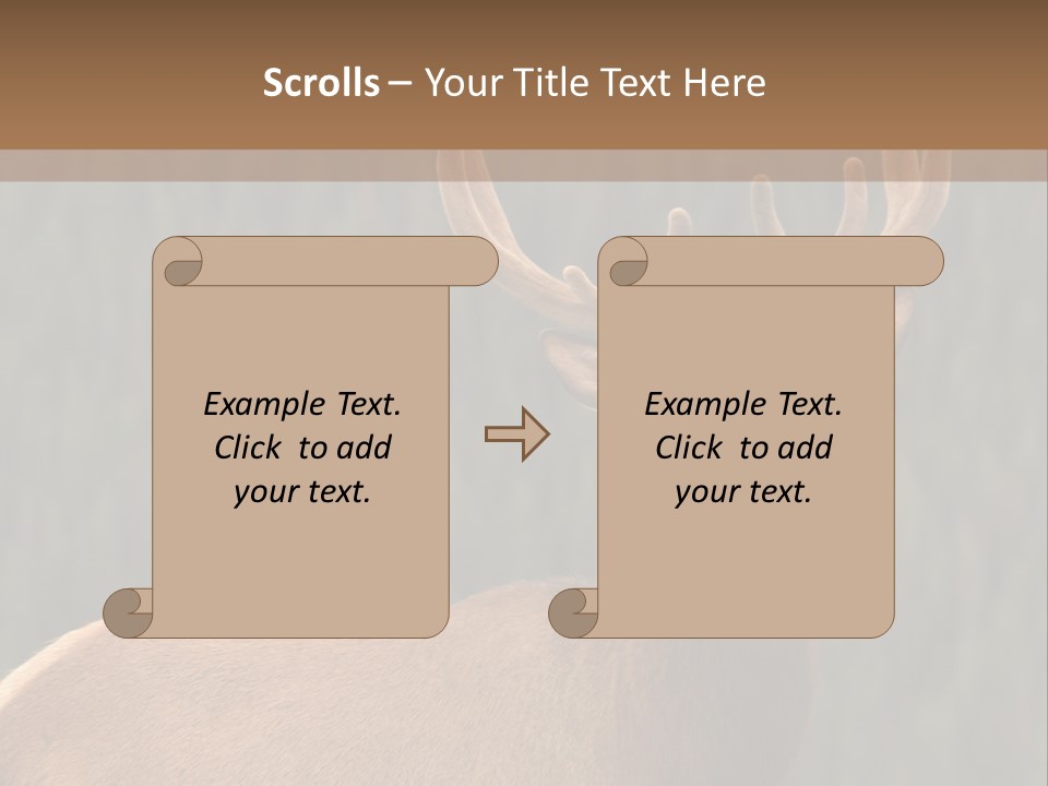 Reversible Elk PowerPoint Template