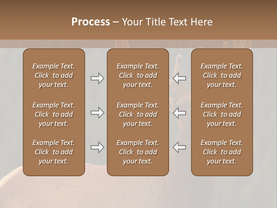 Reversible Elk PowerPoint Template