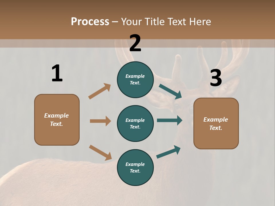 Reversible Elk PowerPoint Template