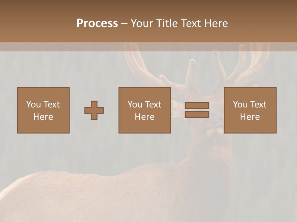 Reversible Elk PowerPoint Template