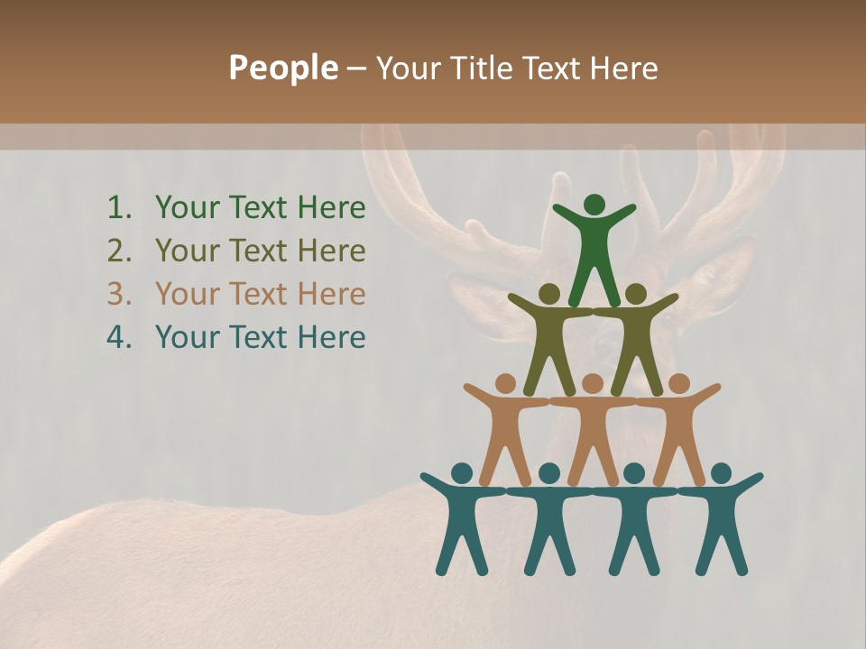 Reversible Elk PowerPoint Template