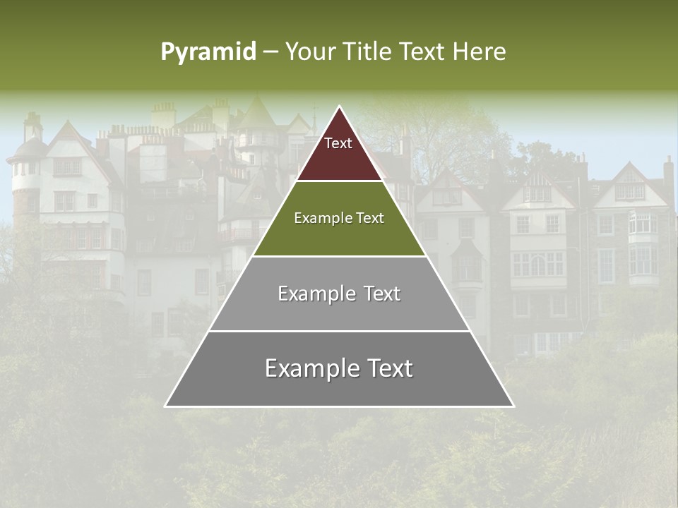 A Trustful Friend. Portrait Of Puppy Bernese Mountain Dog PowerPoint Template