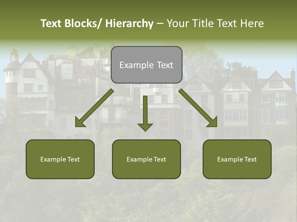 A Trustful Friend. Portrait Of Puppy Bernese Mountain Dog PowerPoint Template