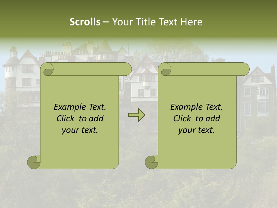 A Trustful Friend. Portrait Of Puppy Bernese Mountain Dog PowerPoint Template