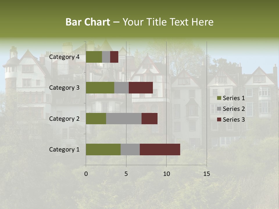 A Trustful Friend. Portrait Of Puppy Bernese Mountain Dog PowerPoint Template
