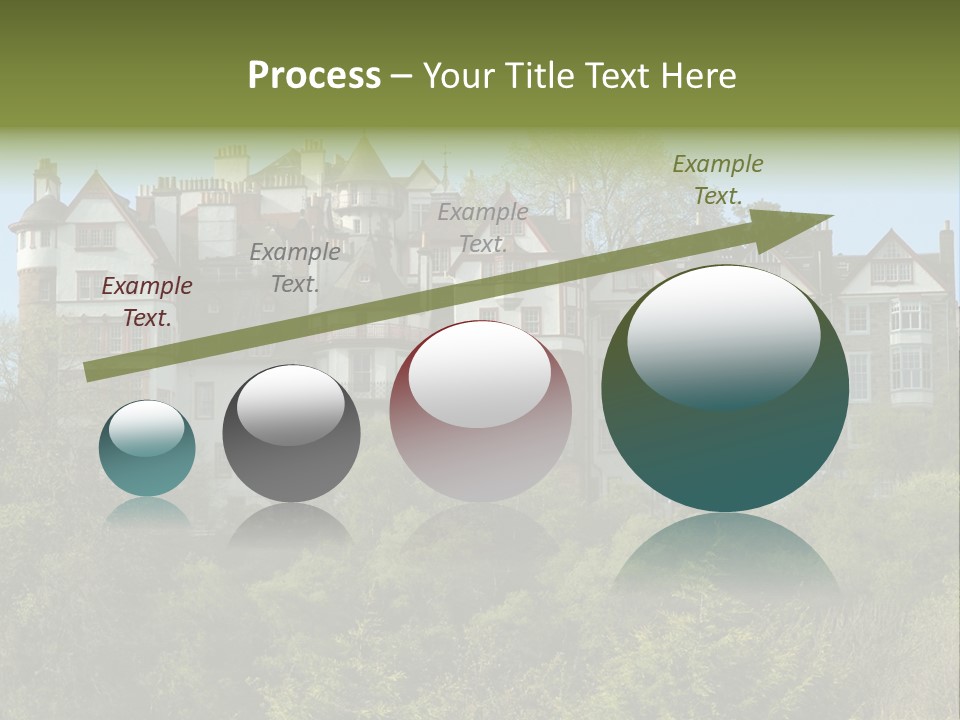 A Trustful Friend. Portrait Of Puppy Bernese Mountain Dog PowerPoint Template