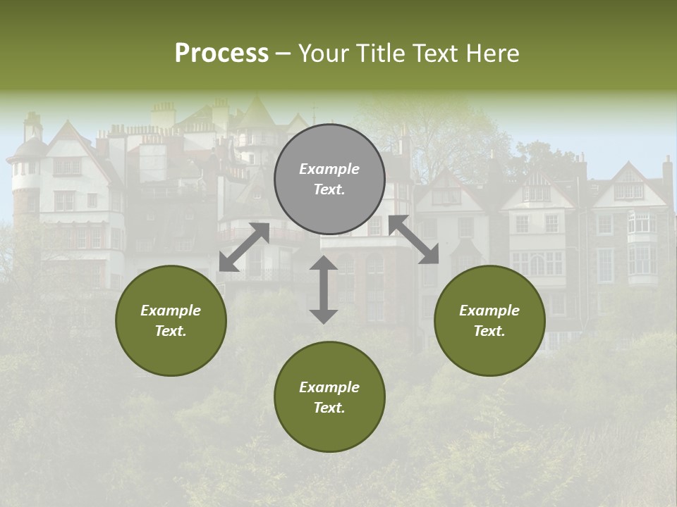 A Trustful Friend. Portrait Of Puppy Bernese Mountain Dog PowerPoint Template