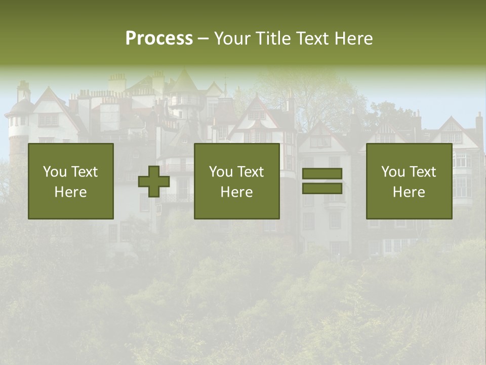 A Trustful Friend. Portrait Of Puppy Bernese Mountain Dog PowerPoint Template