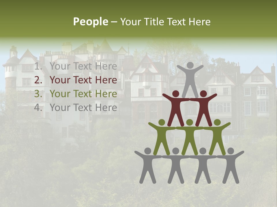 A Trustful Friend. Portrait Of Puppy Bernese Mountain Dog PowerPoint Template