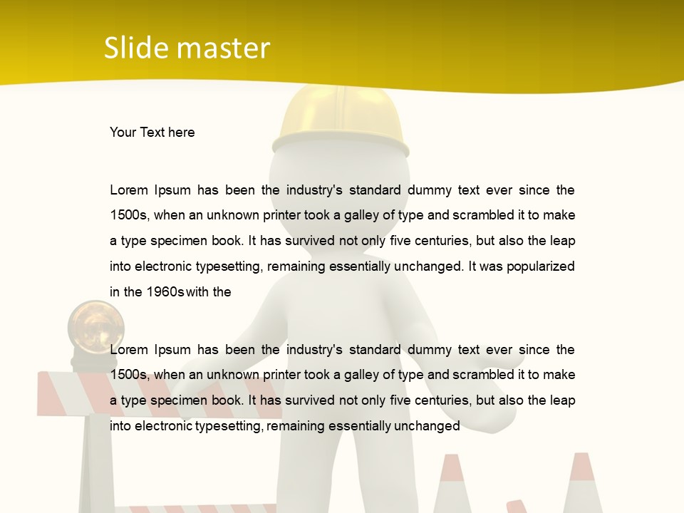 Sorry, Under Construction PowerPoint Template