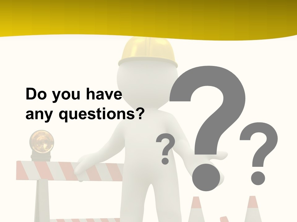 Sorry, Under Construction PowerPoint Template