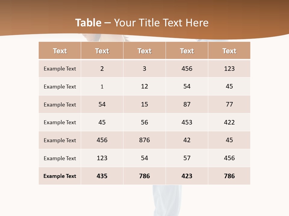 Sporty Girl Practicing Natarajasana Lord Of The Dance Pose PowerPoint Template