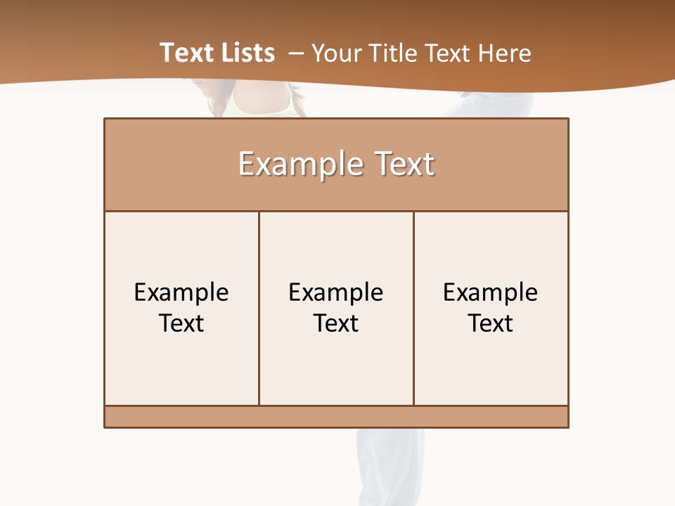 Sporty Girl Practicing Natarajasana Lord Of The Dance Pose PowerPoint Template
