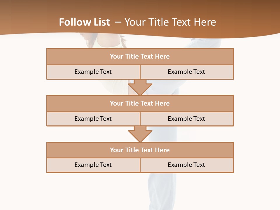 Sporty Girl Practicing Natarajasana Lord Of The Dance Pose PowerPoint Template