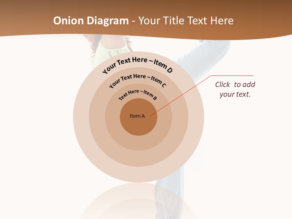 Sporty Girl Practicing Natarajasana Lord Of The Dance Pose PowerPoint Template