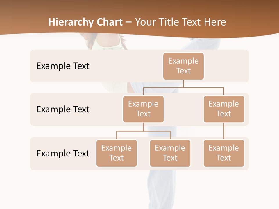 Sporty Girl Practicing Natarajasana Lord Of The Dance Pose PowerPoint Template