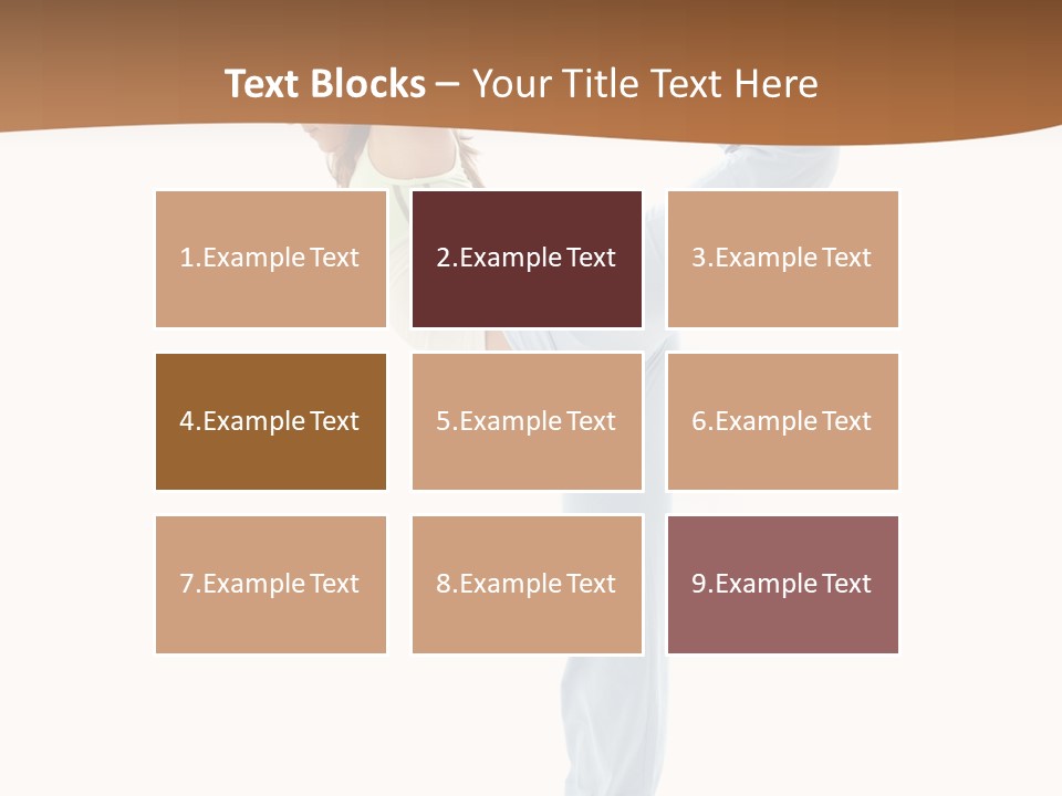 Sporty Girl Practicing Natarajasana Lord Of The Dance Pose PowerPoint Template